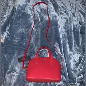 ❤️Tommy Hilfiger red faux leather handbag